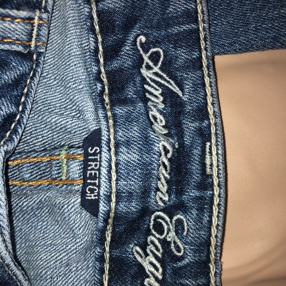 American Eagle Outfitters Women's Blue Denim Boot Cut Jeans